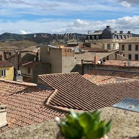 Apartamento Le Jaffa Vue Sur La Cite Carcasona Exterior foto